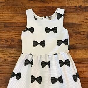 Poof! Girl Elegant Dress Black Ties
Dressy Occassion Church Wedding Party Event